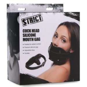 Cock Head Silicone Mouth Gag 1