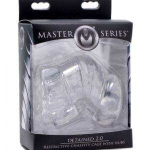 Detained 2.0 Restrictive Chastity Cage w Nubs 1
