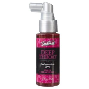 Goodhead Deep Throat Spray Transparent Strawberry Transparent