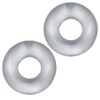 Hunkyjunk Stiffy 2 Pack Bulge Cockrings Clear Ice