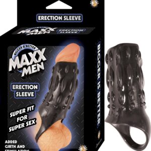 MAXX MEN ERECTION SLEEVE BLACK 1