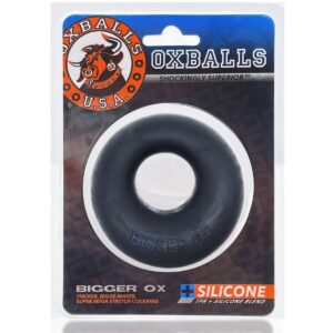 Oxballs Bigger Ox Thicker Bulge Maker Super Mega Stretch Cockring Black Ice 1