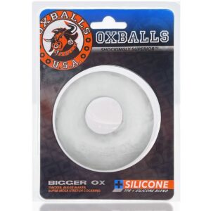 Oxballs Bigger Ox Thicker Bulge Maker Super Mega Stretch Cockring Clear Ice 1