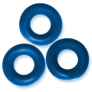 Oxballs Fat Willy 3 Pack Jumbo Cockrings Space Blue