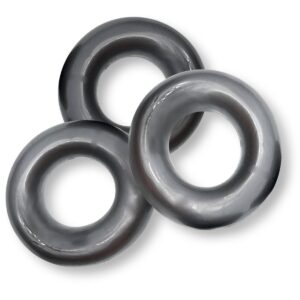Oxballs Fat Willy 3 Pack Jumbo Cockrings Steel 2