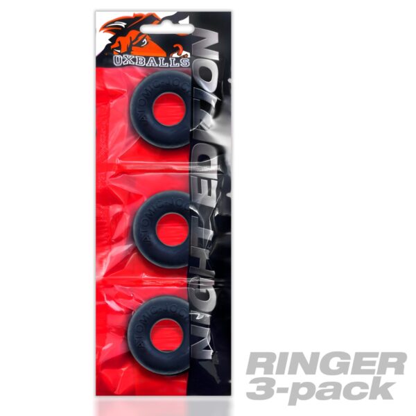 Oxballs Ringer Cockring 3 Pack Plus Silicone Special Edition Night 1