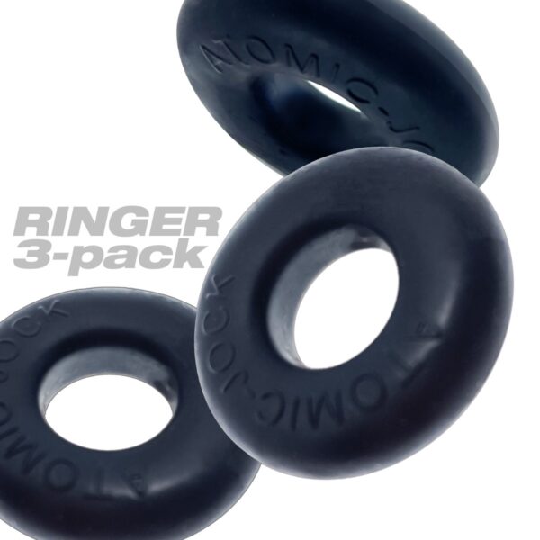 Oxballs Ringer Cockring 3 Pack Plus Silicone Special Edition Night 2