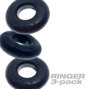 Oxballs Ringer Cockring 3 Pack Plus Silicone Special Edition Night 3