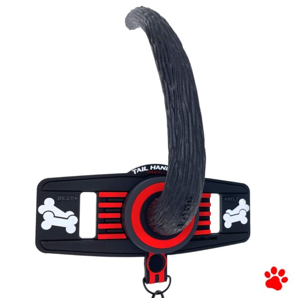 Oxballs Tail Handler Belt Strap Show Tail Red