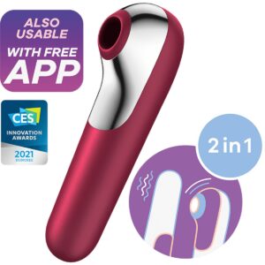 Satisfyer Dual Love Vibrator With Bluetooth And App Pink