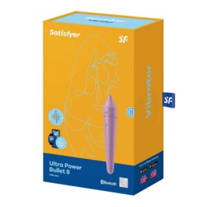 Satisfyer Ultra Power Bullet 8 Vibrator Lilac Incl. Bluetooth And App 1