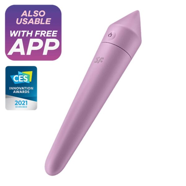 Satisfyer Ultra Power Bullet 8 Vibrator Lilac Incl. Bluetooth And App