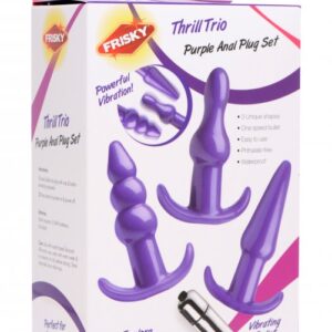 Thrill Trio Anal Plug Set Purple 1