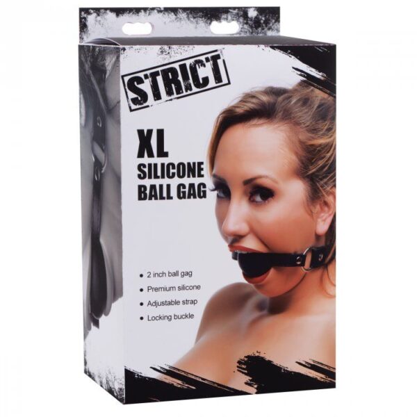 XL Silicone Gag Ball 2 inch 1