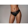 Ouch Vibrating Strap-on Open Crotch Hipster Panties ML Black | strap on harness