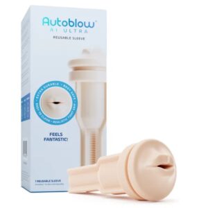 Autoblow AI Ultra Mouth Sleeve - Vanilla | Male Masturbators & Strokers