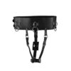 Belt with Vibrator Holder Black | Strap-Ons