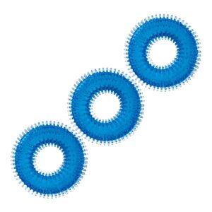 Blue Line 3 Pack Ultra Stim Stretch Cock Rings | Cock Rings