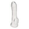 Blue Line 6.25inch Transparent Penis Enhancing Sleeve Extension | Cock Rings