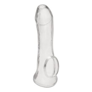 Blue Line 6.25inch Transparent Penis Enhancing Sleeve Extension | Cock Rings