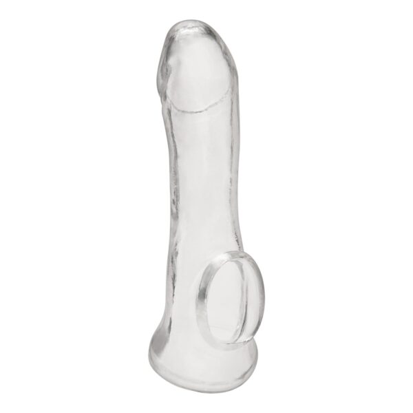 Blue Line 6.25inch Transparent Penis Enhancing Sleeve Extension | Cock Rings