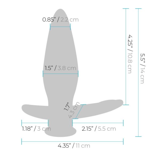 Blue Line Pointer Deep Drilling Remote Controlled Butt Plug - Image 7