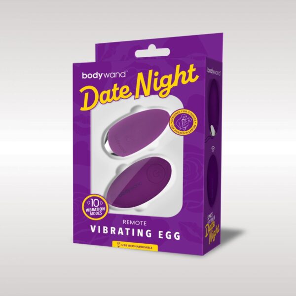 Bodywand Date Night Remote Control Egg - Purple - Image 2