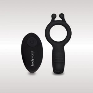 Bodywand Date Night Vibrating Couples Ring With Remote - Black | Vibrators