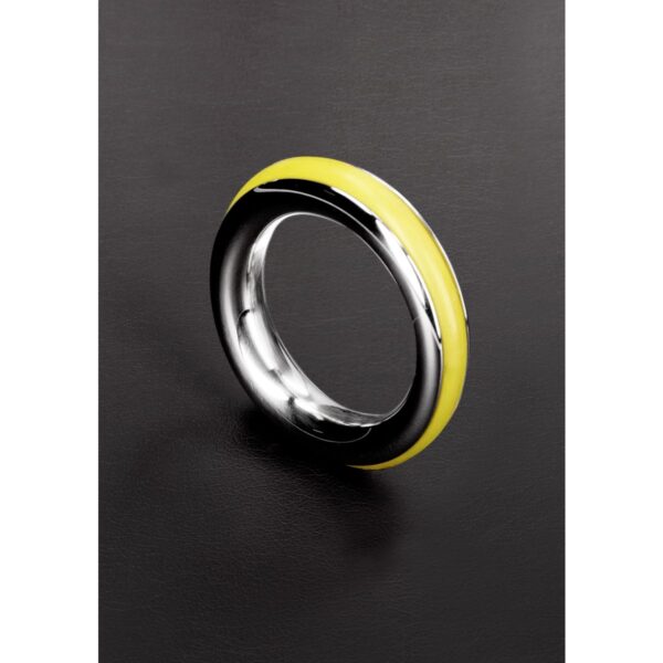 Cazzo Tensions Stainless Steel Cockring 1.6inch Yellow | Cock Rings