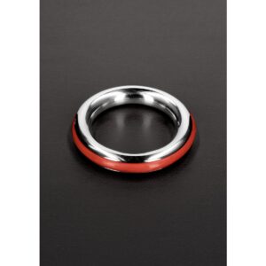 Cazzo Tensions Stainless Steel Cockring 1.8inch Red | Cock Rings