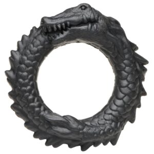 Creature Cocks Black Caiman Silicone Cock Ring | Cock Rings