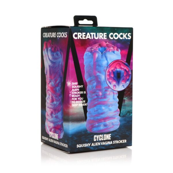 Creature Cocks Cyclone Squishy Silicone Alien Vagina Stroker - Image 2