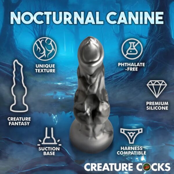 Creature Cocks Night Prowler Silicone Dildo Medium - Image 7