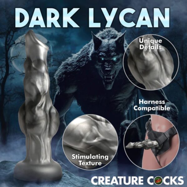 Creature Cocks Night Prowler Silicone Dildo Medium - Image 8