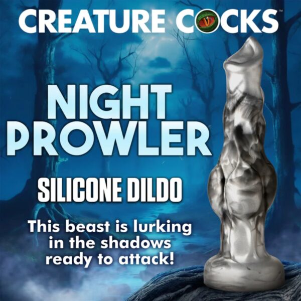 Creature Cocks Night Prowler Silicone Dildo Small - Image 4