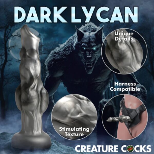 Creature Cocks Night Prowler Silicone Dildo Small - Image 8