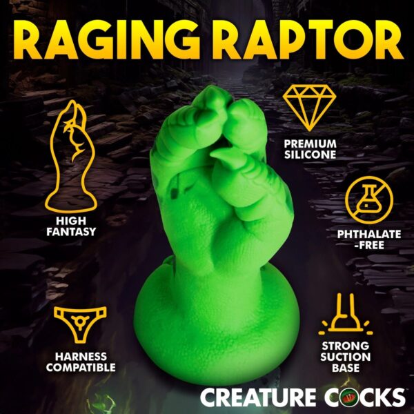 Creature Cocks Raptor Claw Fisting Silicone Dildo - Image 7