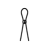 FORGE Single Adjustable Lasso Silicone Cock Ring - Black | Cock Rings