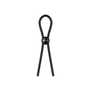 FORGE Single Adjustable Lasso Silicone Cock Ring - Black | Cock Rings