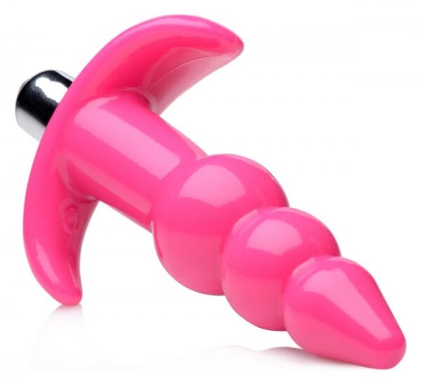 Frisky Bubbling Pink Ribbed Anal Plug | Anal Sex Toys