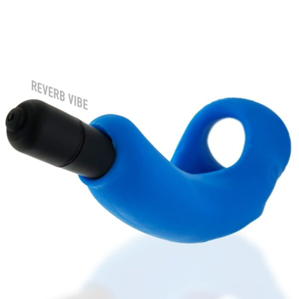 Hunkyjunk Buzzfuck Sling With Taint Vibe Vibrating Cock Sling Teal Ice - Image 5