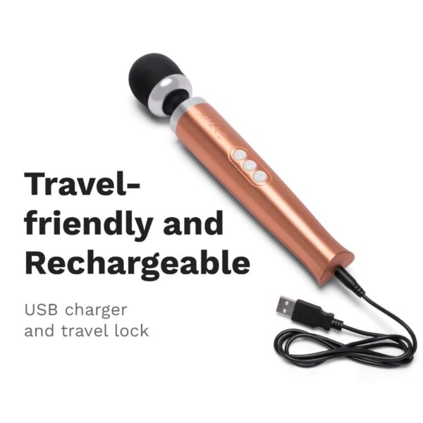 Le Wand Diecast Rechargeable Massager Rose Gold - Image 4