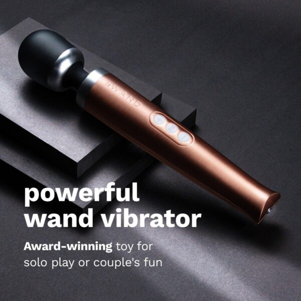 Le Wand Diecast Rechargeable Massager Rose Gold - Image 9