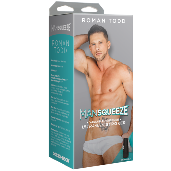 Man Squeeze Roman Todd Ultraskyn Stroker Ass Vanilla - Image 2