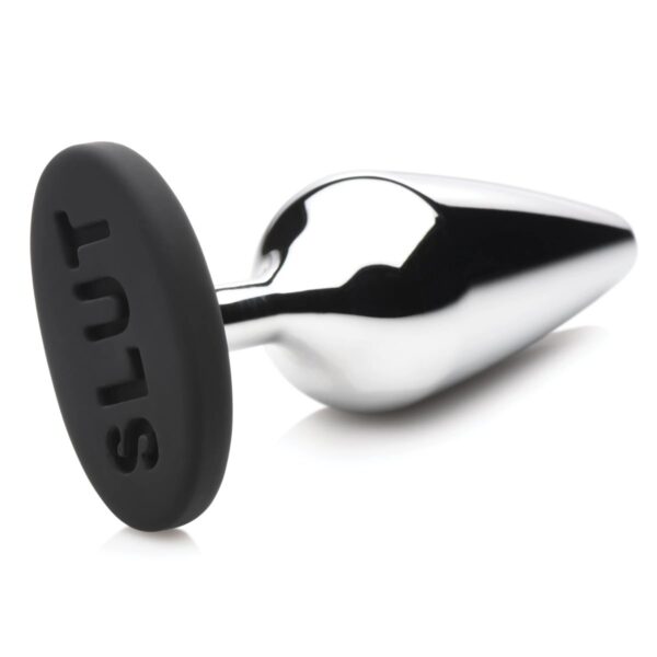 Master Series Butt Slut Metal & Silicone Butt Plug | Anal Sex Toys