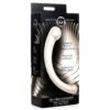 Master Series Vibrating Silicone G Spot Stimulator Silver | Vibrators