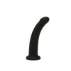 Me You Us 6" Black Curved Silicone Dildo | Anal Sex Toys