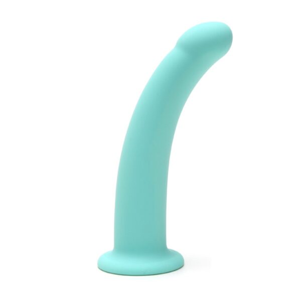 Me You Us 7" Aqua Curved Silicone Dildo | Dildos