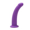 Me You Us 7" Purple Curved Silicone Dildo | Dildos