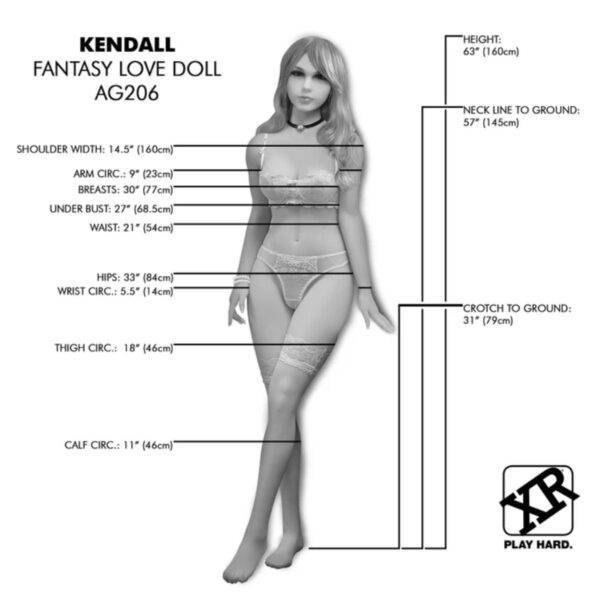 Nextgen Dolls Kendall Fantasy Love Doll Flesh - Image 4